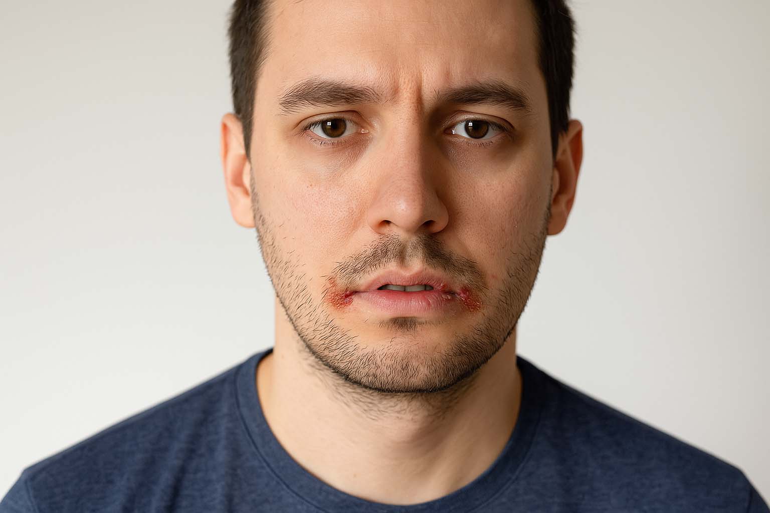 žvale na usnama